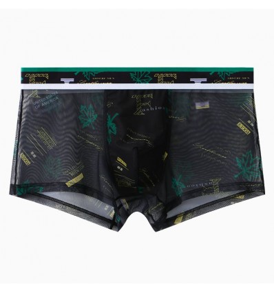 WangJiang Transparent Polyester Fabric with Print Boxer Shorts 3068-PJ