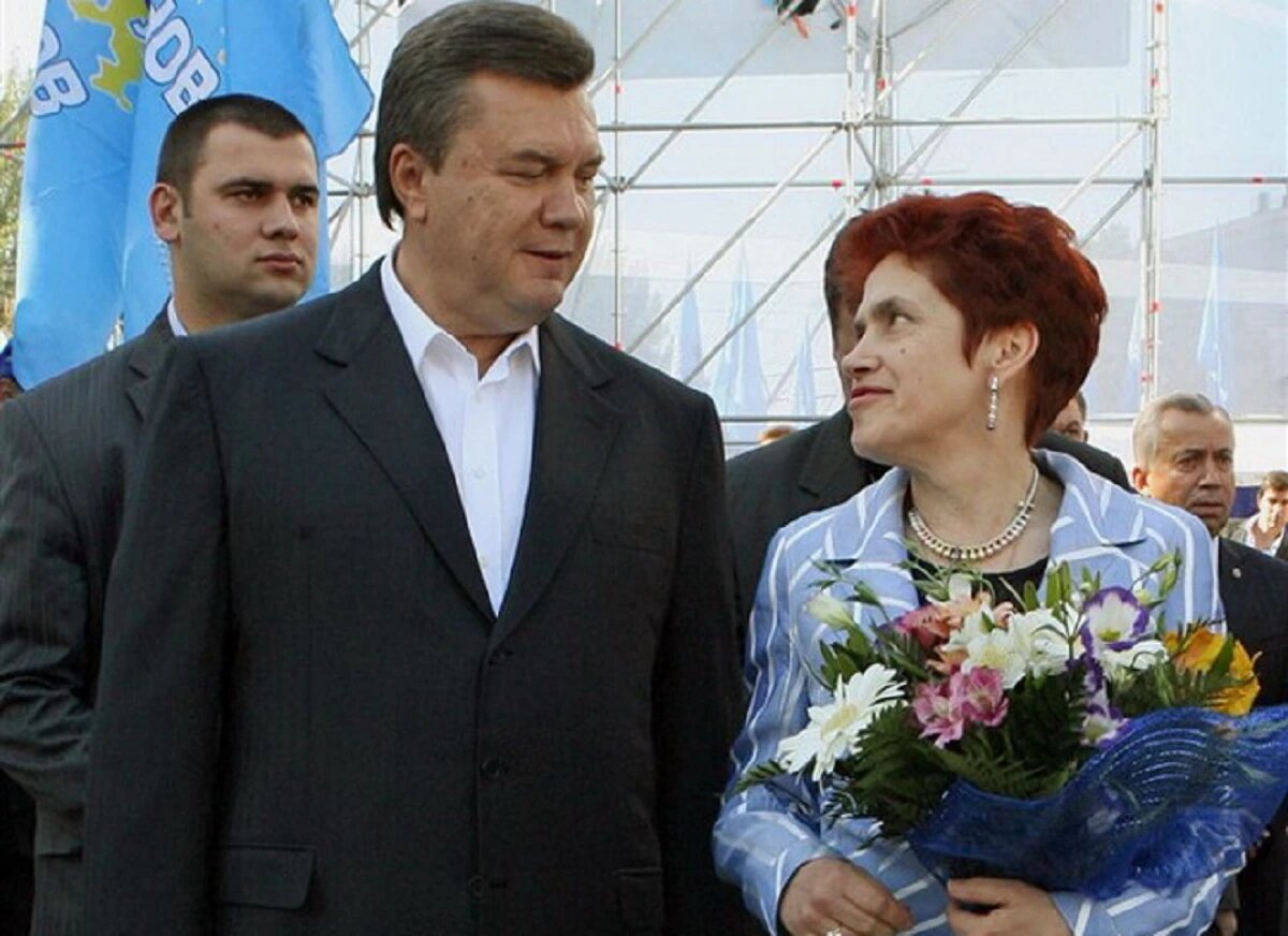 Янукович с женой Людмилой