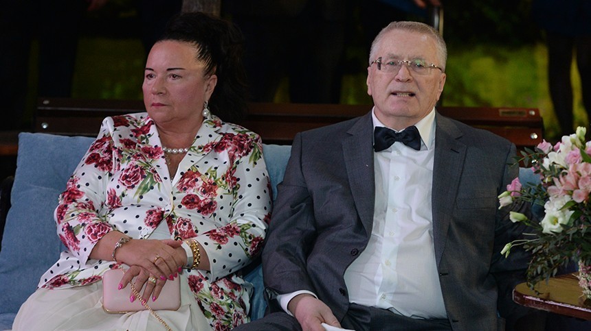 Владимир Жириновский с супругой Владимир Жириновский с супругой