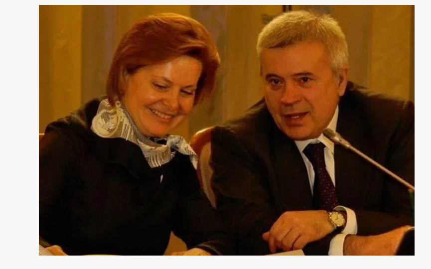 Вагит Алекперов с женой